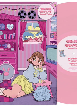 the album cover for Beach Bunny - Tunnel Vision [Indie Exclusive Baby Pink Colored Vinyl]