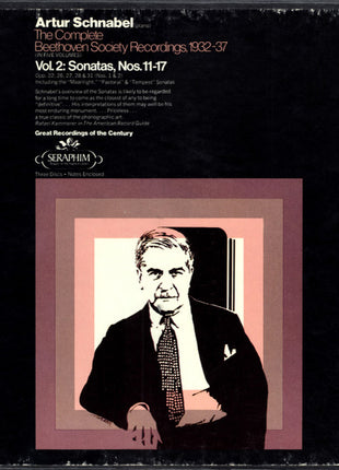 Artur Schnabel / Ludwig van Beethoven : The Complete Beethoven Society Recordings, 1932–37 / Vol. 2: Sonatas, Nos. 11–17 (3xLP, Comp, Mono + Box)