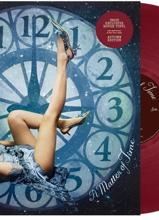 the album cover for Laufey -  A Matter of Time [LP Indie Exclusive Autumn Edition: Rouge]
