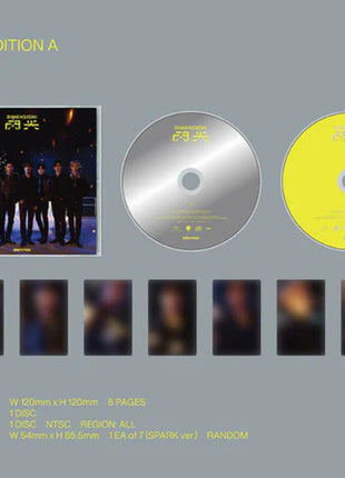 the album cover for ENHYPEN - DIMENSION : SENKOU [CD/DVD] [Limited Edition A]