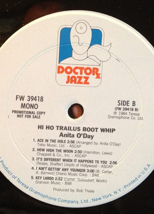Anita O'Day : Hi Ho Trailus Boot Whip (LP, Comp, Promo)