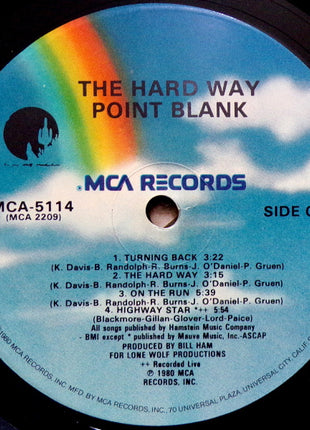 Point Blank (9) : The Hard Way (LP, Album, Glo)