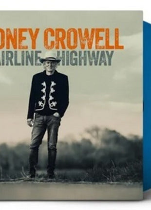 the album cover for Rodney Crowell - Airline Highway [Indie Exclusive Signed Pewter Vinyl]