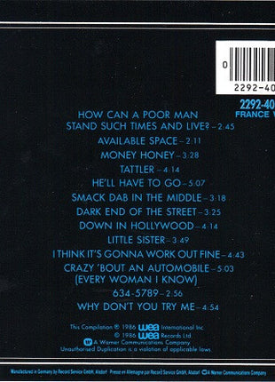Ry Cooder : Why Don't You Try Me Tonight? – The Best Of Ry Cooder (CD, Comp, RM, RP)