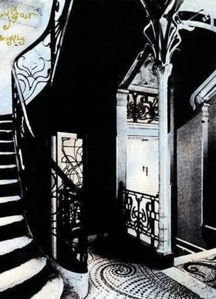 the album cover for Mazzy Star - She Hangs Brightly