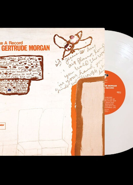 the album cover for Sister Gertrude Morgan - Let's Make A Record [Indie Exclusive] White [Colored Vinyl] [Limited Edition] [180 Gram]