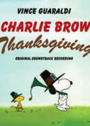 the album cover for Vince Guaraldi - A Charlie Brown Thanksgiving -  [Indie Exclusive 1LPxYellow Jelly Bean]