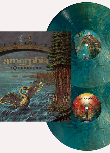 the album cover for Amorphis - Borderland (Blue) (Bonus Tracks) [Colored Vinyl] (Grn)