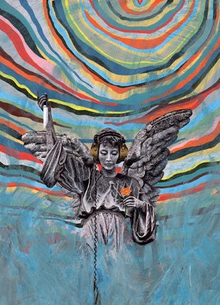 the album cover for Motion City Soundtrack - Same Old Wasted Wonderful World [Indie Exclusive Opaque Orange LP]