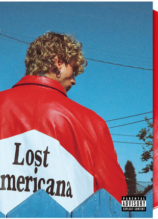 the album cover for mgk - lost americana [Brick Red LP]
