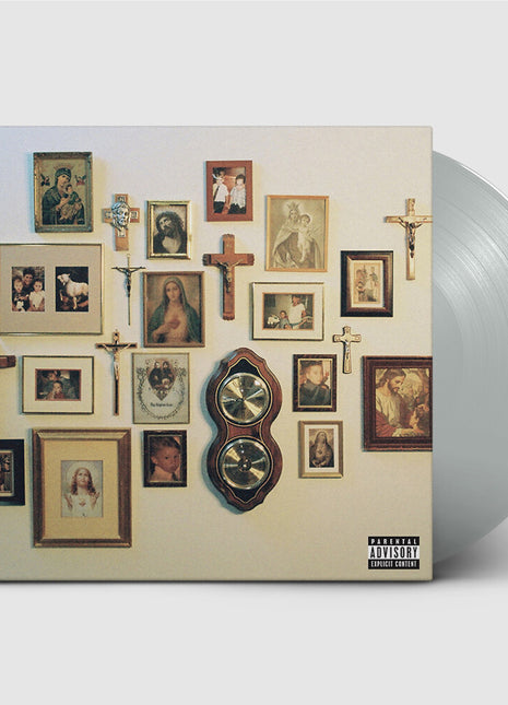 the album cover for $uicideBoy$ -  Thy Kingdom Come [Translucent Natural LP]