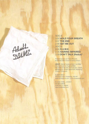 ADULT. : D.U.M.E. (12", EP)