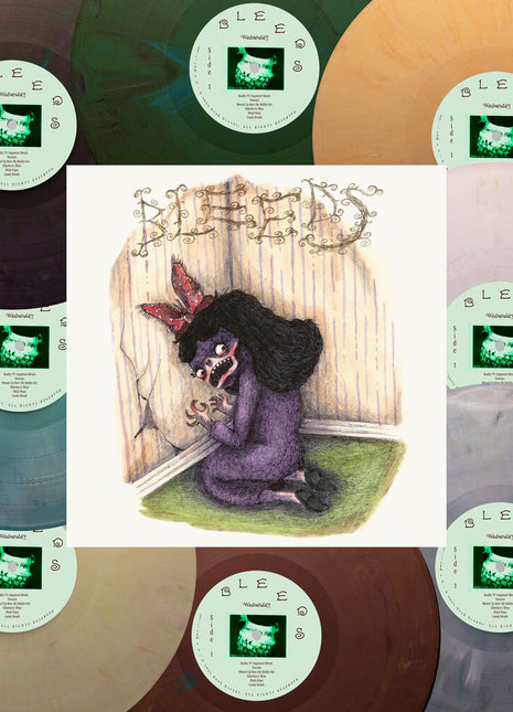 the album cover for Wednesday - Bleeds [Colored Vinyl]