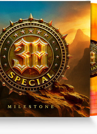 the album cover for 38 Special - Milestone [Colored Vinyl] (Gate)