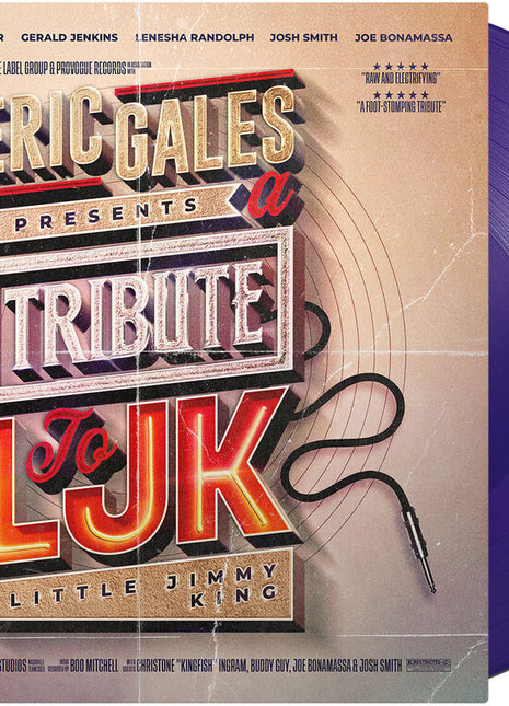 the album cover for Eric Gales - Tribute To Ljk