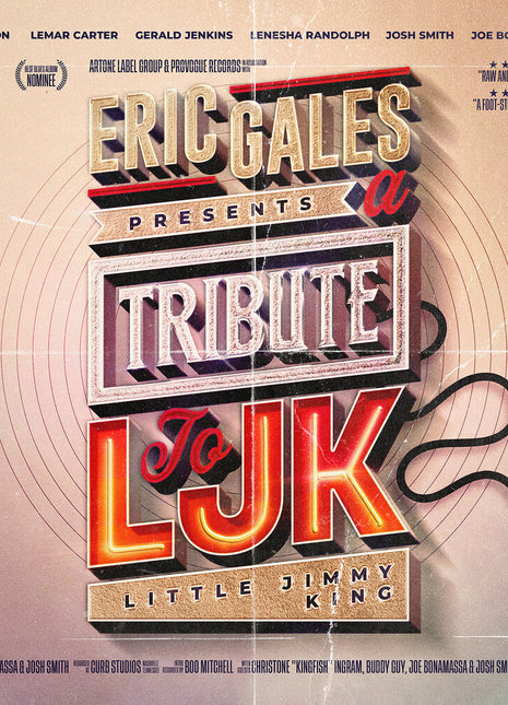 the album cover for Eric Gales - Tribute To Ljk