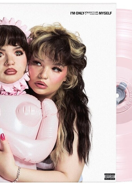 the album cover for Lola Young - I'm Only F**king Myself [The 'Basic B*tch' Edition Nude Pink LP]