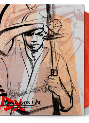 the album cover for Lupe Fiasco - Samurai DX [Indie Exclusive Red Swirl LP]
