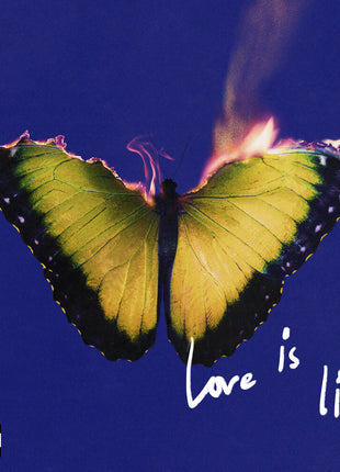 the album cover for Maroon 5 - Love Is Like [Indie Exclusive Electric Blue Transparent LP]