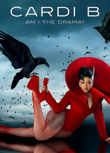 the album cover for Cardi B - AM I THE DRAMA? [Apple Red 2 LP]