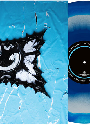 the album cover for White Reaper - Only Slightly Empty [Indie Exclusive White & Blue LP]