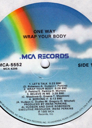 One Way : Wrap Your Body (LP, Album, Glo)