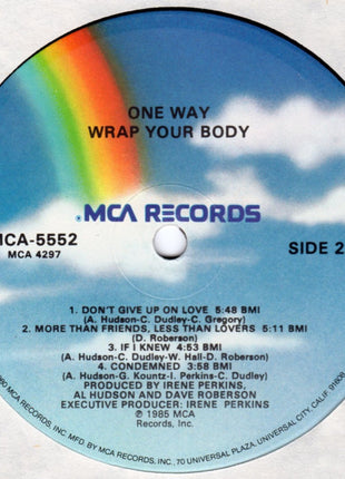 One Way : Wrap Your Body (LP, Album, Glo)