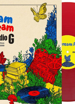the album cover for Various Artists - Jazz Dispensary Presents - Dream A Dream With Studio G: Cratedigger's Archive (1970-2009) [Apple Red Vinyl]