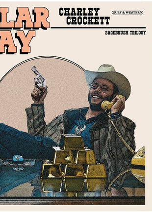 the album cover for Charley Crockett - Dollar A Day [Indie Exclusive Pale Cornflower Blue LP]