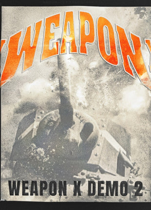 the album cover for Xweaponx - Weapon X Demo 2 [Indie Exclusive] (Blue) [Colored Vinyl] (Org) [Indie Exclusive]