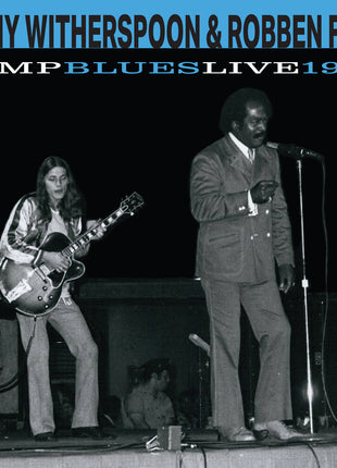the album cover for Jimmy Witherspoon &amp; Robben Ford - Jump Blues Live 1972 -  [Indie Exclusive Cobalt Blue LP]