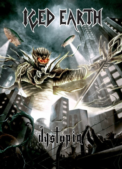 the album cover for Iced Earth - Dystopia