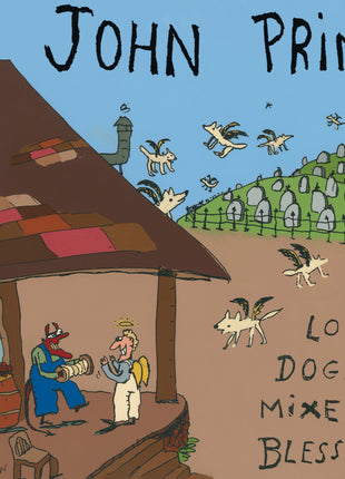 the album cover for John Prine - Lost Dogs + Mixed Blessings