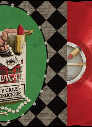 the album cover for Luvcat - Vicious Delicious [Indie Exclusive transparent red 2LP]