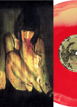 the album cover for Strung Out - Exile in Oblivion - 20th Anniversary [Indie Exclusive Red & Yellow Swirl]