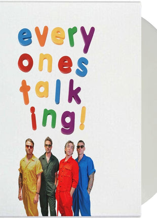 the album cover for All Time Low - Everyone's Talking [Colored Vinyl] (Gate) (Wht)