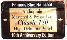 Jennifer Warnes : Famous Blue Raincoat (The Songs Of Leonard Cohen) (LP, Album, RM, 180)