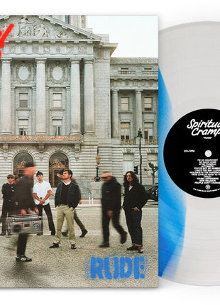 the album cover for Spiritual Cramp - RUDE [Indie Exclusive Blue/White/Red 3 Color Stripe LP]