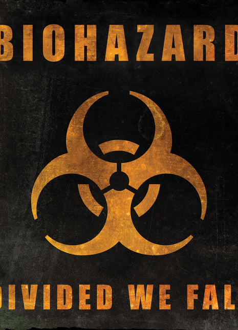 the album cover for Biohazard - Divided We Fall [Indie Exclusive Orange Colored Vinyl]