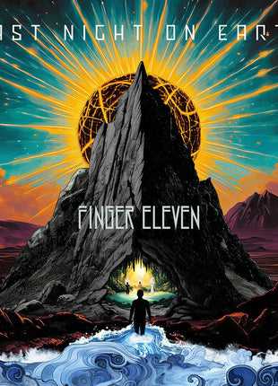 the album cover for Finger Eleven - Last Night On Earth [Silver Colored Vinyl]
