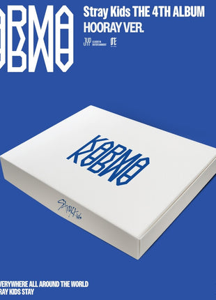 the album cover for Stray Kids - KARMA [HOORAY VER.]
