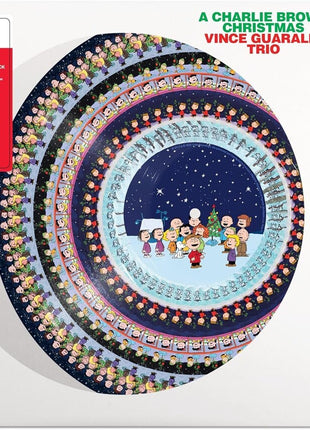 the album cover for Vince Guaraldi Trio - A Charlie Brown Christmas  -  [Zoetrope Picture Disc]