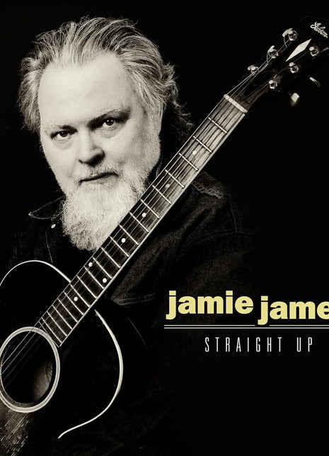 the album cover for Jamie James - Straight Up [Colored Vinyl] (Red)