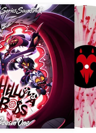 the album cover for Helluva Boss - Helluva Boss: Season 1 (Original Soundtrack) [Indie Exclusive Demon Blood Edition LP]