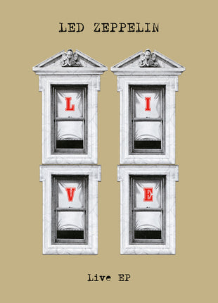 the album cover for Led Zeppelin - Live Ep