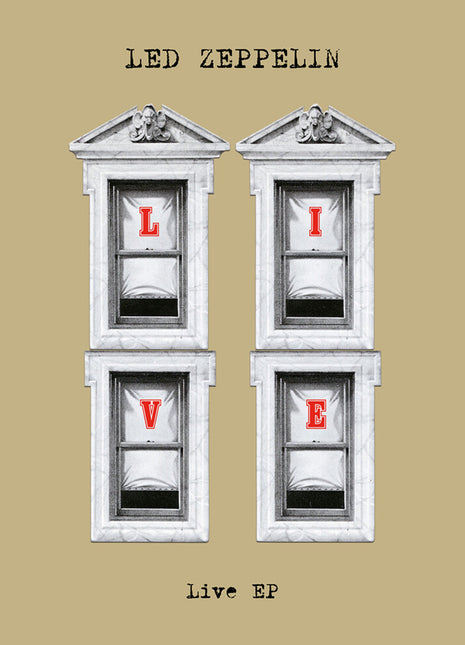the album cover for Led Zeppelin - Live Ep