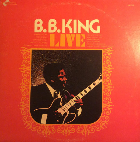 B.B. King : Live (LP, RE)
