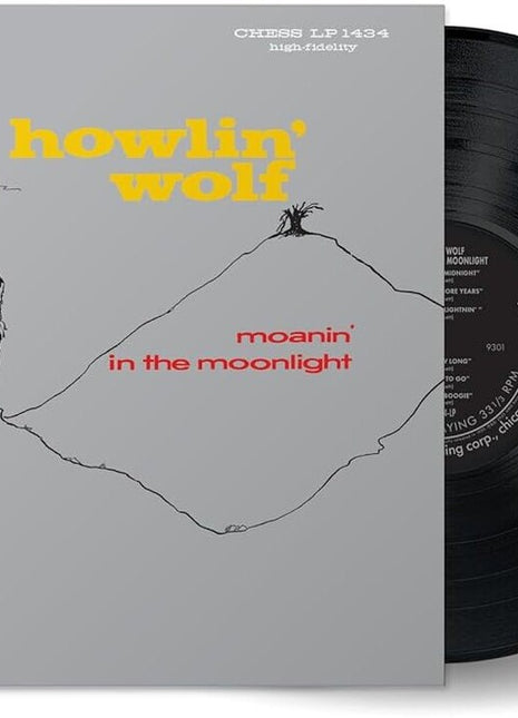 the album cover for Howlin' Wolf - Moanin' In The Moonlight (Chess 75 Series) [180 Gram]