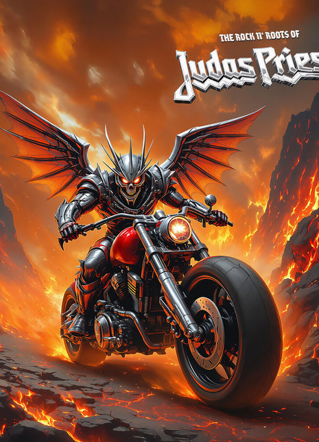 the album cover for Judas Priest - Rock N' Roots Of [Colored Vinyl] [Limited Edition] (Org)