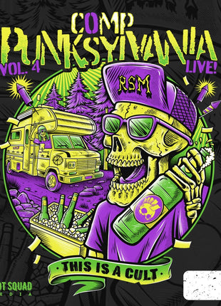the album cover for Camp Punksylvania Vol. 4 Live / Various - Camp Punksylvania Vol. 4 Live / Various